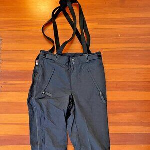 VINTAGE PATAGONIA Ski Snow Wind Rain PANTS BIB SUSPENDER SIZE 30 Black